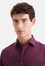 Comfort Flanellhemd Uni in Rot |  Seidensticker Onlineshop