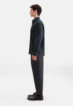 Comfort Flanellhemd Uni in Grün |  Seidensticker Onlineshop