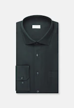 Comfort Flanellhemd Uni in Grün |  Seidensticker Onlineshop