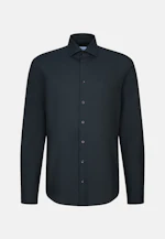 Comfort Flanellhemd Uni in Grün |  Seidensticker Onlineshop