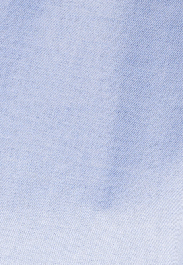 Slim Flannel shirt Uni in Mittelblau |  Seidensticker Onlineshop