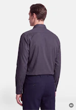 Slim Flanellhemd Uni in Dunkelblau |  Seidensticker Onlineshop