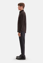 Slim Flanellhemd Uni in Braun |  Seidensticker Onlineshop