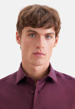 Slim Flanellhemd Uni in Rot |  Seidensticker Onlineshop