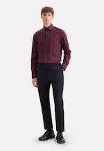 Slim Flanellhemd Uni in Rot |  Seidensticker Onlineshop