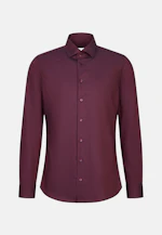 Slim Flanellhemd Uni in Rot |  Seidensticker Onlineshop
