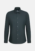 Slim Flanellhemd Uni in Grün |  Seidensticker Onlineshop