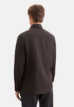 Shaped Flanellhemd Uni in Braun |  Seidensticker Onlineshop
