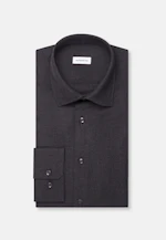 Shaped Flanellhemd Uni in Grau |  Seidensticker Onlineshop