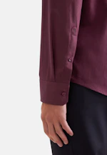 Shaped Flanellhemd Uni in Rot |  Seidensticker Onlineshop