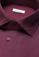 Shaped Flanellhemd Uni in Rot |  Seidensticker Onlineshop