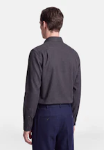 Regular Flanellhemd Uni in Grau |  Seidensticker Onlineshop