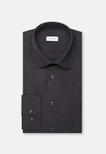Shaped Flanellhemd Uni in Grau |  Seidensticker Onlineshop