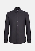 Shaped Flanellhemd Uni in Grau |  Seidensticker Onlineshop