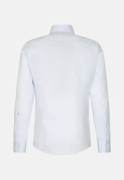 Shaped Business shirt Stripes in Hellblau |  Seidensticker Onlineshop