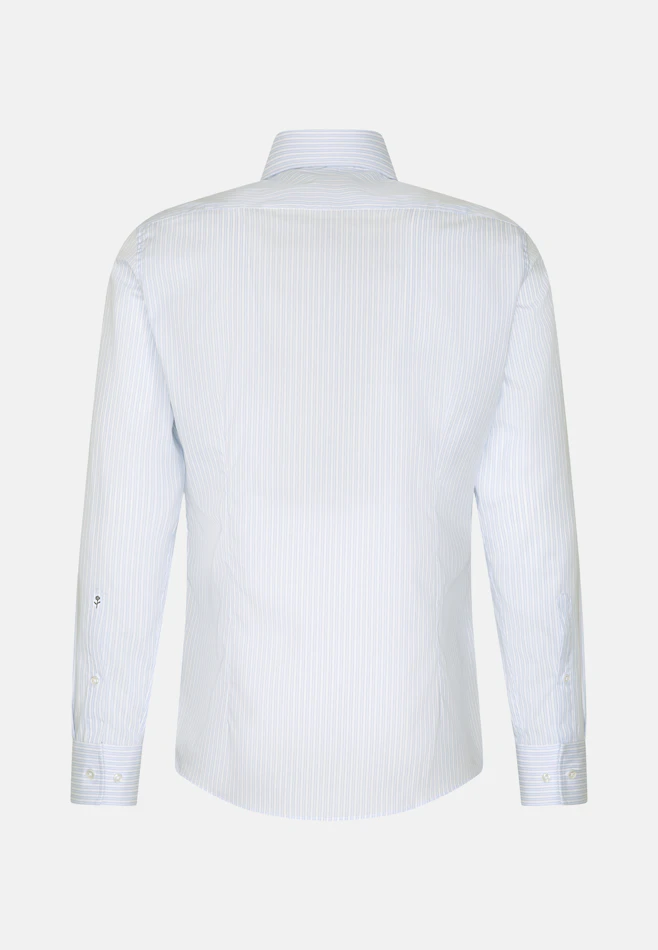 Shaped Business shirt Stripes in Hellblau | Seidensticker online shop