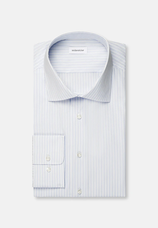Shaped Business shirt Stripes in Hellblau |  Seidensticker Onlineshop