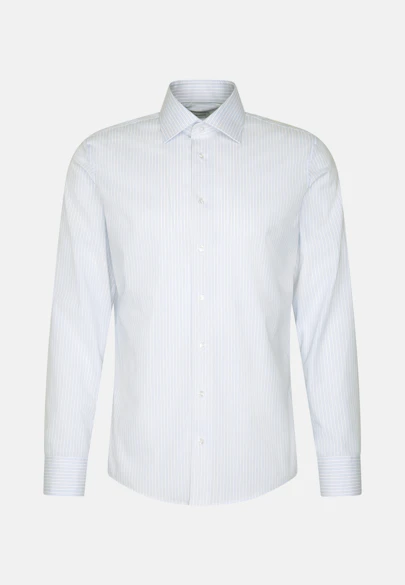 Shaped Business shirt Stripes in Hellblau |  Seidensticker Onlineshop