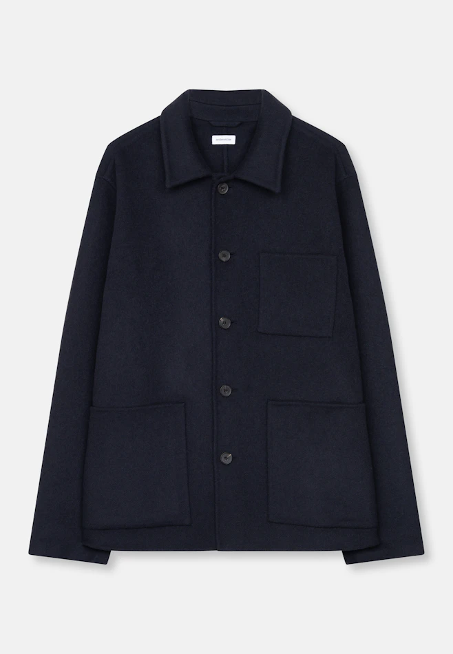 Regular Jacke Uni in Dunkelblau | Seidensticker Onlineshop
