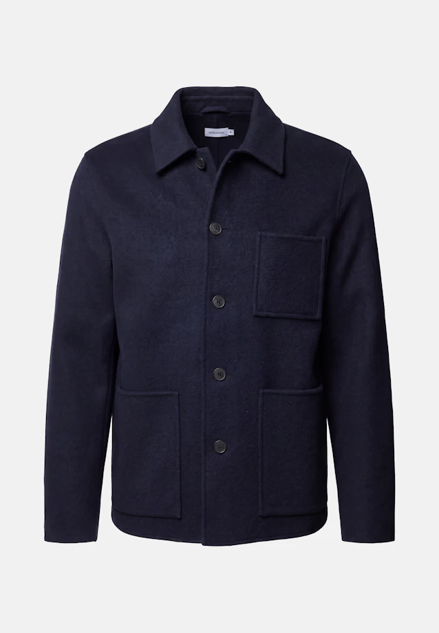 Regular Jacke Uni in Dunkelblau |  Seidensticker Onlineshop