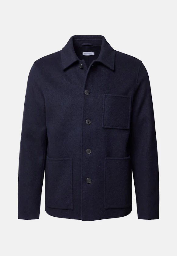 Regular Jacke in Dunkelblau |  Seidensticker Onlineshop