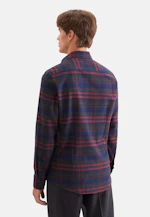 Shaped Flanellhemd Karo in Rot |  Seidensticker Onlineshop
