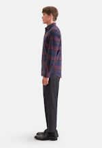 Shaped Flanellhemd Karo in Rot |  Seidensticker Onlineshop