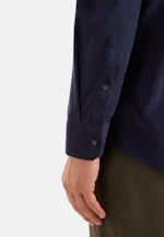 Regular Chemise décontractée Uni in Bleu Foncé |  Seidensticker Onlineshop