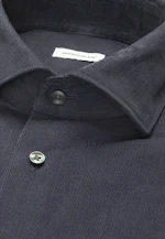 Regular Chemise décontractée Uni in Bleu Foncé |  Seidensticker Onlineshop