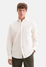 Regular Chemise décontractée Uni in Ecru |  Seidensticker Onlineshop