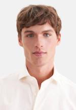 Regular Chemise décontractée Uni in Ecru |  Seidensticker Onlineshop