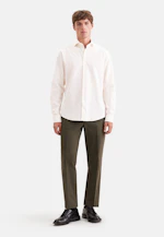 Regular Chemise décontractée Uni in Ecru |  Seidensticker Onlineshop