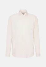Regular Chemise décontractée Uni in Ecru |  Seidensticker Onlineshop