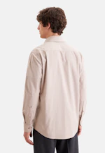 Regular Chemise décontractée Uni in Beige |  Seidensticker Onlineshop
