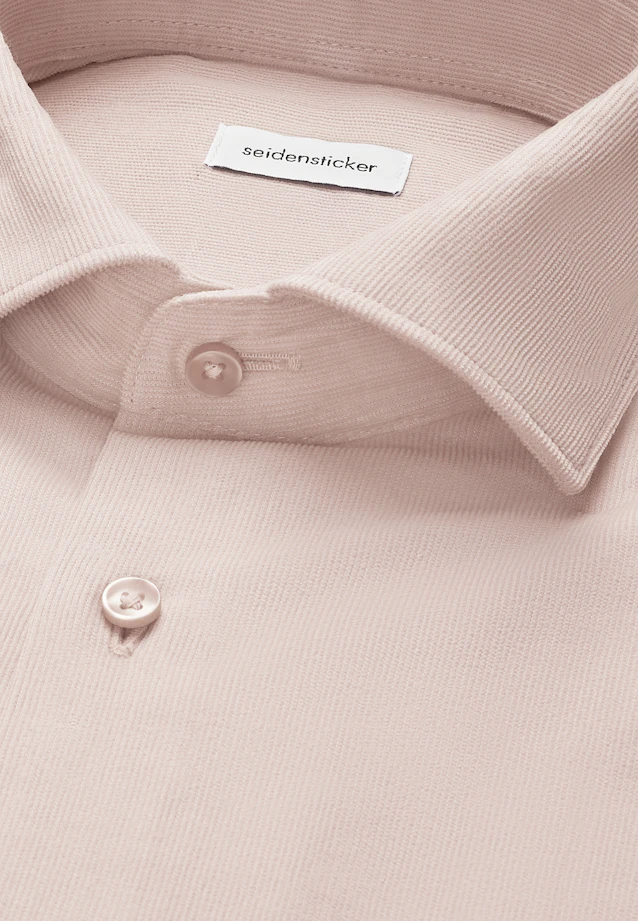 Regular Chemise décontractée Uni in Beige |  Seidensticker Onlineshop