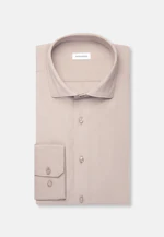 Regular Chemise décontractée Uni in Beige |  Seidensticker Onlineshop
