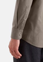 Regular Chemise décontractée Uni in Marron |  Seidensticker Onlineshop