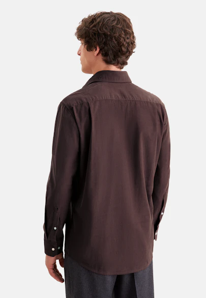 Regular Chemise décontractée Uni in Rouge |  Seidensticker Onlineshop
