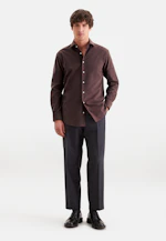Regular Chemise décontractée Uni in Rouge |  Seidensticker Onlineshop