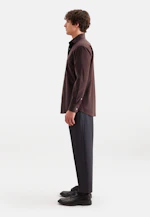 Regular Chemise décontractée Uni in Rouge |  Seidensticker Onlineshop