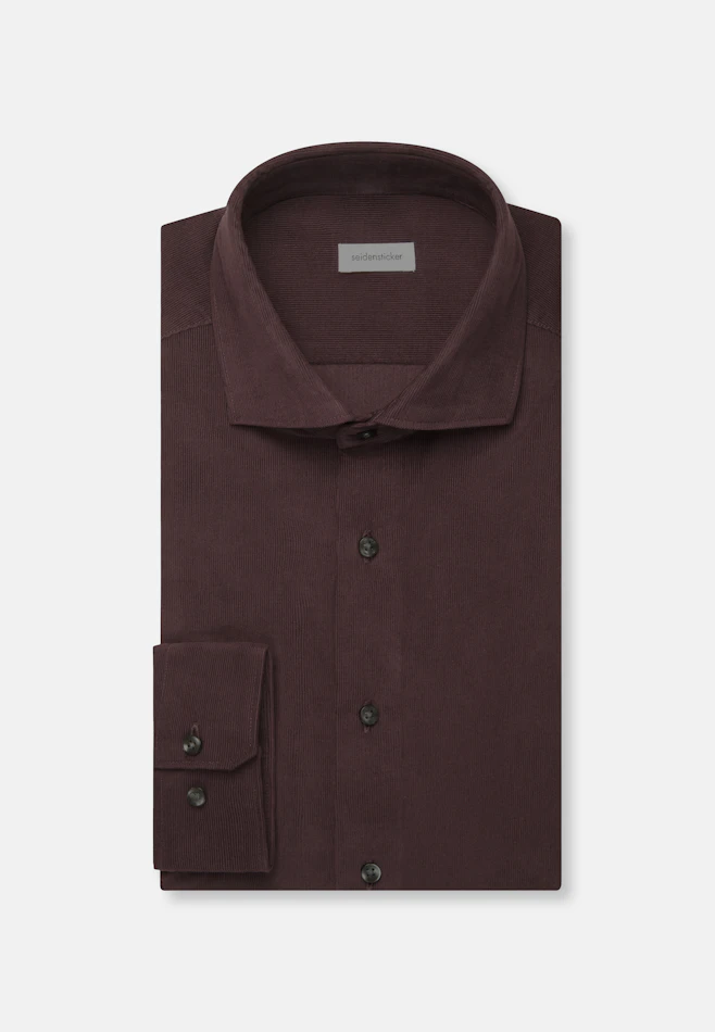 Regular Chemise décontractée Uni dans Rouge | Boutique en ligne Seidensticker