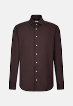 Regular Chemise décontractée Uni in Rouge |  Seidensticker Onlineshop