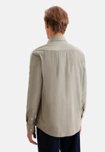 Regular Chemise décontractée Uni in Vert |  Seidensticker Onlineshop