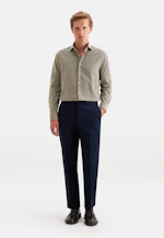 Regular Chemise décontractée Uni in Vert |  Seidensticker Onlineshop
