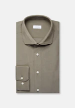 Regular Chemise décontractée Uni in Vert |  Seidensticker Onlineshop