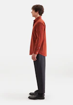 Regular Chemise décontractée Uni in Orange |  Seidensticker Onlineshop