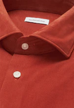 Regular Chemise décontractée Uni in Orange |  Seidensticker Onlineshop