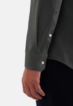 Regular Chemise décontractée Uni in Gris |  Seidensticker Onlineshop