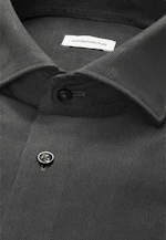 Regular Chemise décontractée Uni in Gris |  Seidensticker Onlineshop