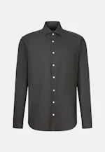 Regular Chemise décontractée Uni in Gris |  Seidensticker Onlineshop
